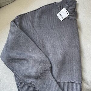 Free People Easy Street Crop Pullover - Heather Grey